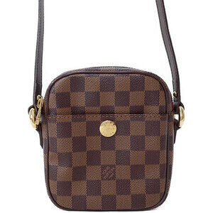 Louis Vuitton Damier Ebene Brown Rift Shoulder Bag